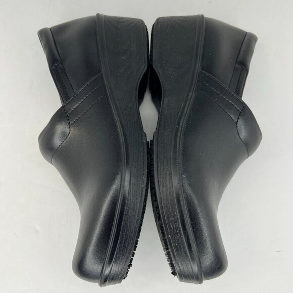 Dr Scholls Womens Size 8 Career Black Dynamo Slip Resistant Gel Cushion Clogs - Picture 7 of 9